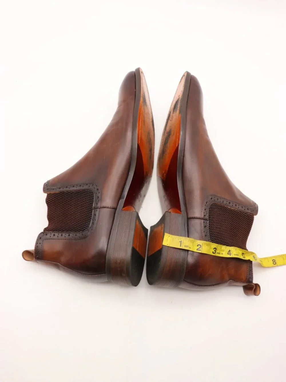 Maison Forte Ivan Chelsea Boot Men's US11 EU 44 Ankle Boot Brown Leather Slip On